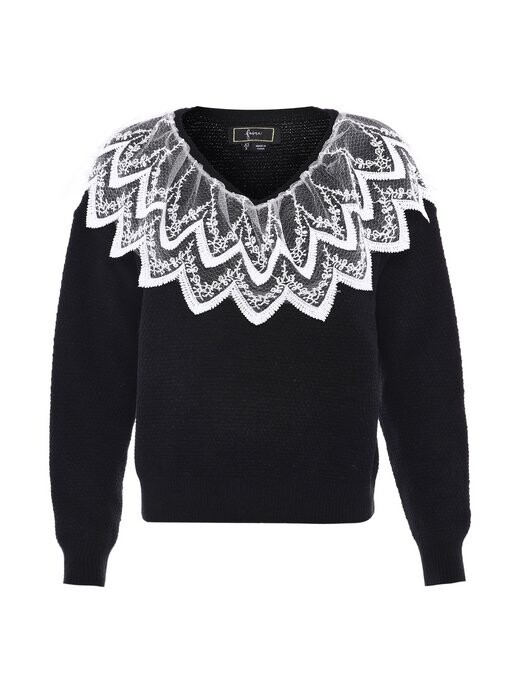 Вязаная кофта Faina, черный
Вязаная кофта Faina, черный