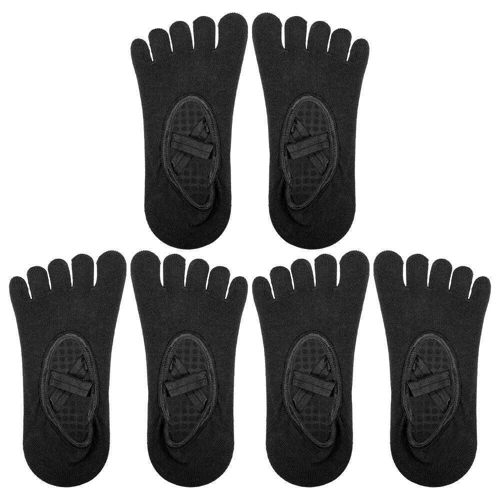 3 пары носков для йоги. Носки с пятью пальцами. Балетные носки с ручками для женщин. Светло-фиолетовые. Unique Bargains, черный
3 пары носков для йоги. Носки с пятью пальцами. Балетные носки с ручками для женщин. Светло-фиолетовые. Unique Bargains, черный