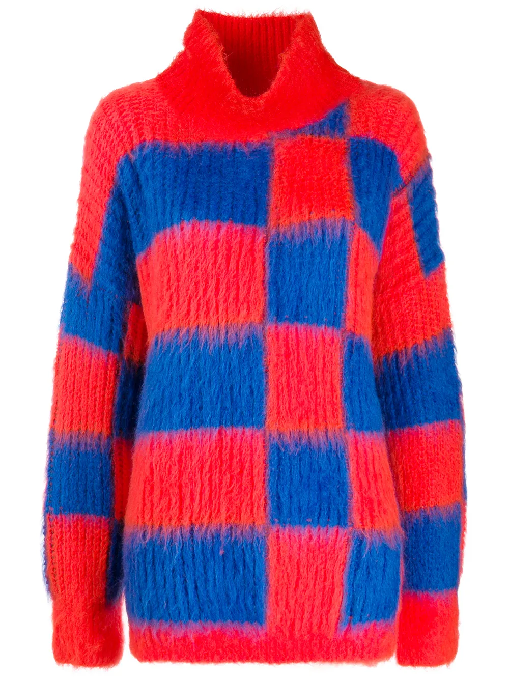 Джемпер оверсайз в клетку с высоким воротником MSGM, оранжевый
Джемпер оверсайз в клетку с высоким воротником MSGM, оранжевый