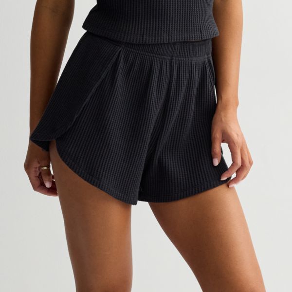 Детские высокие шорты с вафельной текстурой Dolphin So, черный
Детские высокие шорты с вафельной текстурой Dolphin So, черный