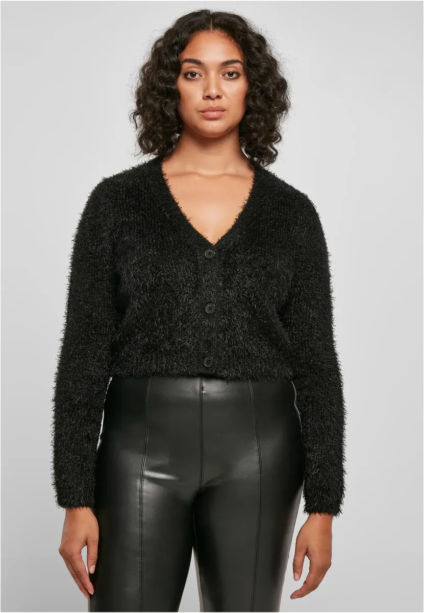 Кардиган URBAN CLASSICS " Urban Classics Ladies укороченный кардиган с перьями", черный
Кардиган URBAN CLASSICS " Urban Classics Ladies укороченный кардиган с перьями", черный