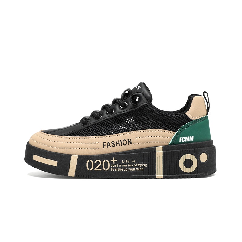 Противоскользящие и дышащие детские кроссовки для скейтбординга FCMM, черный/зеленый
Противоскользящие и дышащие детские кроссовки для скейтбординга FCMM, черный/зеленый