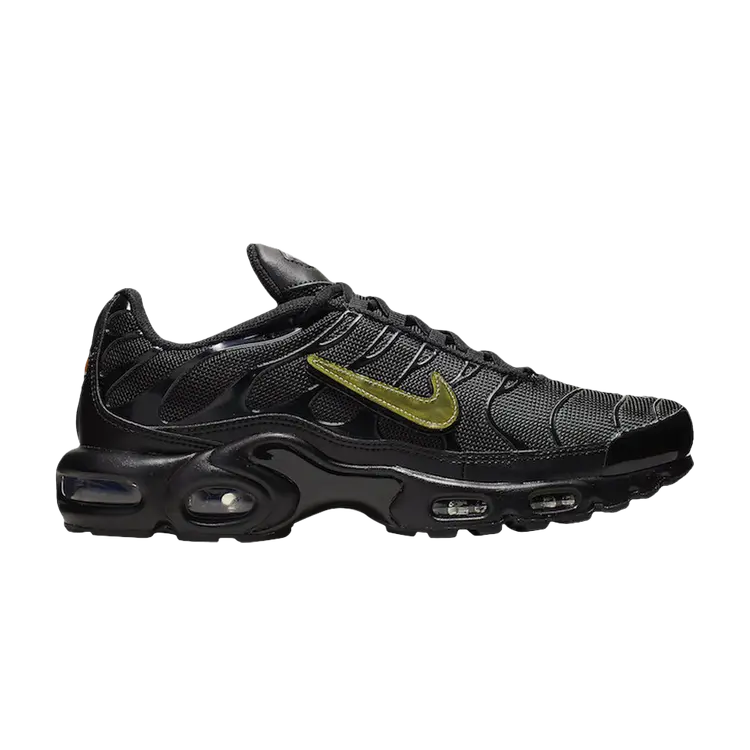 Кроссовки Nike Air Max Plus 'Removable Swoosh - Black Gold', черный
Кроссовки Nike Air Max Plus 'Removable Swoosh - Black Gold', черный