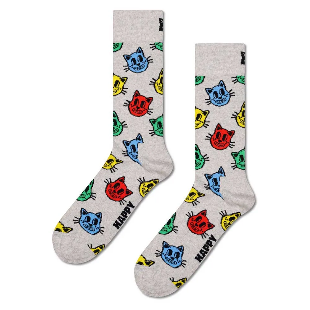 Носки Happy Cat crew, серый
Носки Happy Cat crew, серый