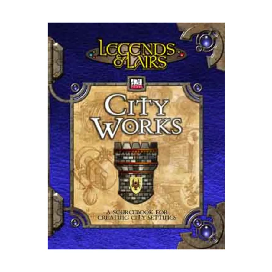 City Works, Legends & Lairs (d20), твердый переплет
City Works, Legends & Lairs (d20), твердый переплет