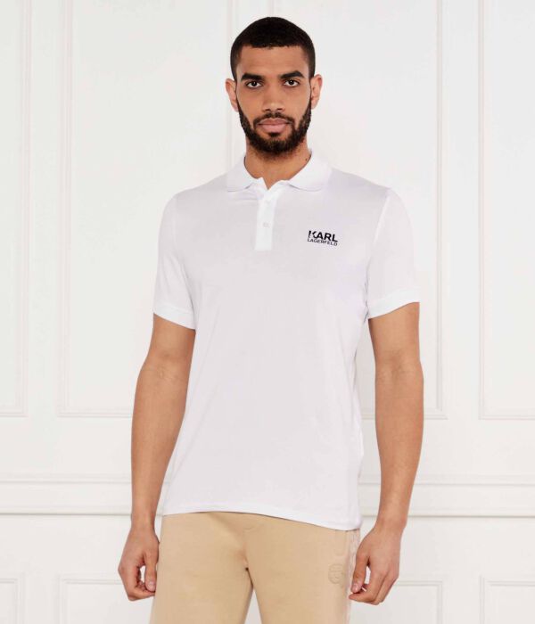 Рубашка поло Regular fit Karl Lagerfeld, белый
Рубашка поло Regular fit Karl Lagerfeld, белый