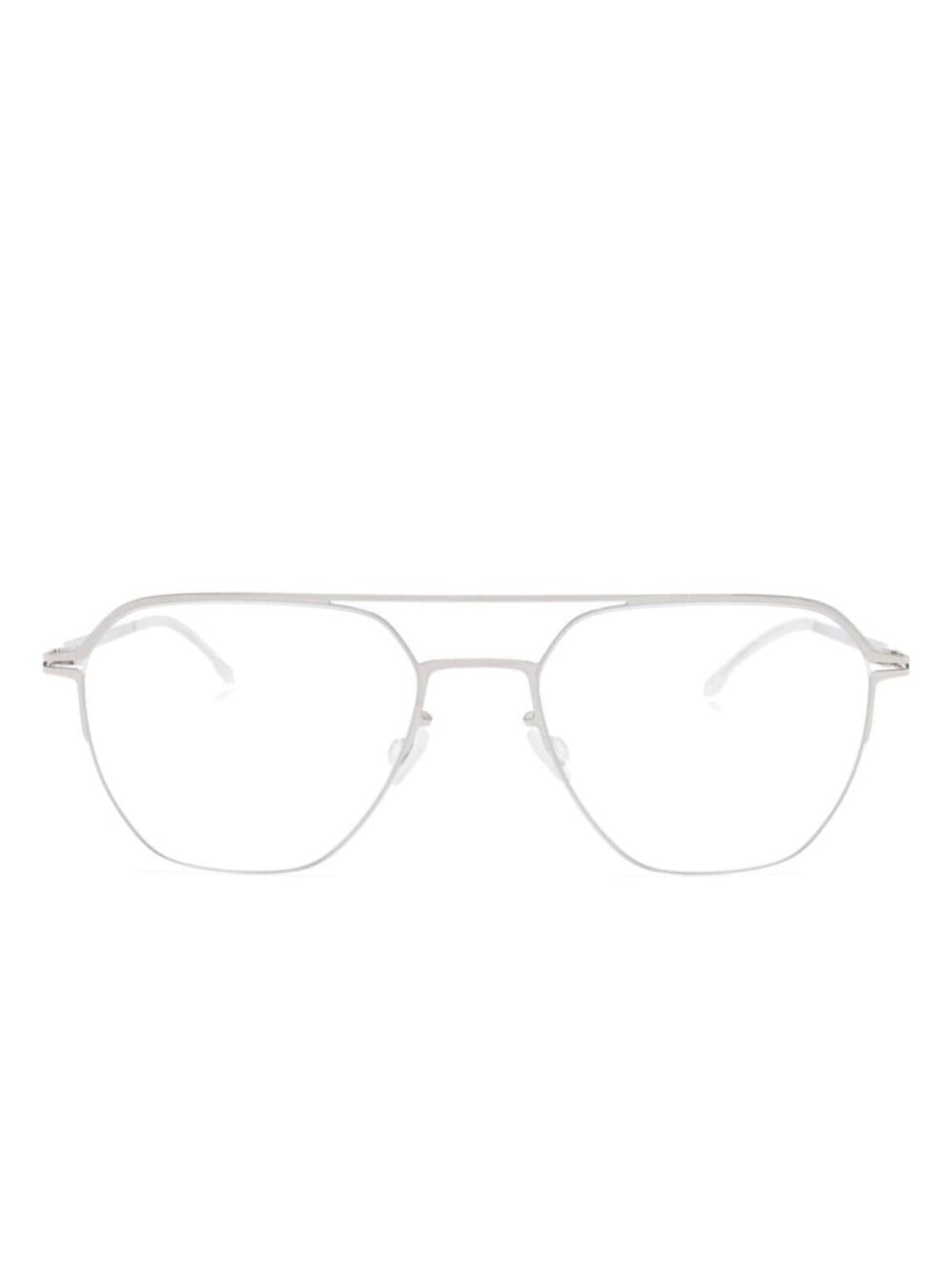 Очки с двойным мостом Mykita, серебряный
Очки с двойным мостом Mykita, серебряный