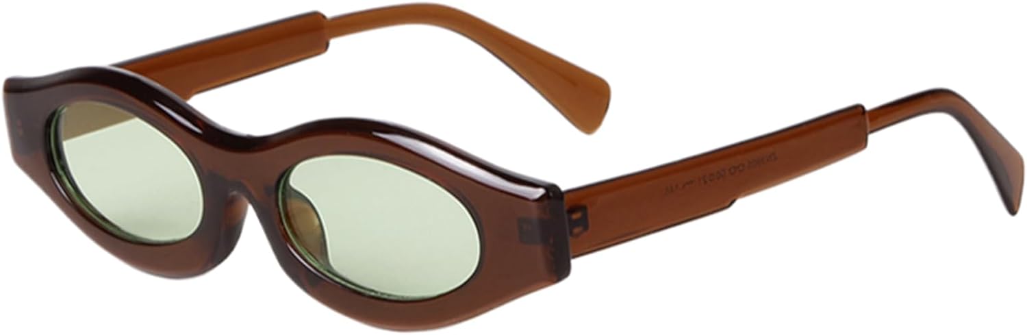 Солнцезащитные очки с защитой от УФ-излучения UV400 | Овальная оправа, коричнево-зеленый цвет | Линзы ярких цветов для занятий спортом на открытом воздухе и вождения DSVIGF, 03
Солнцезащитные очки с защитой от УФ-излучения UV400 | Овальная оправа, коричнево-зеленый цвет | Линзы ярких цветов для занятий спортом на открытом воздухе и вождения DSVIGF, 03