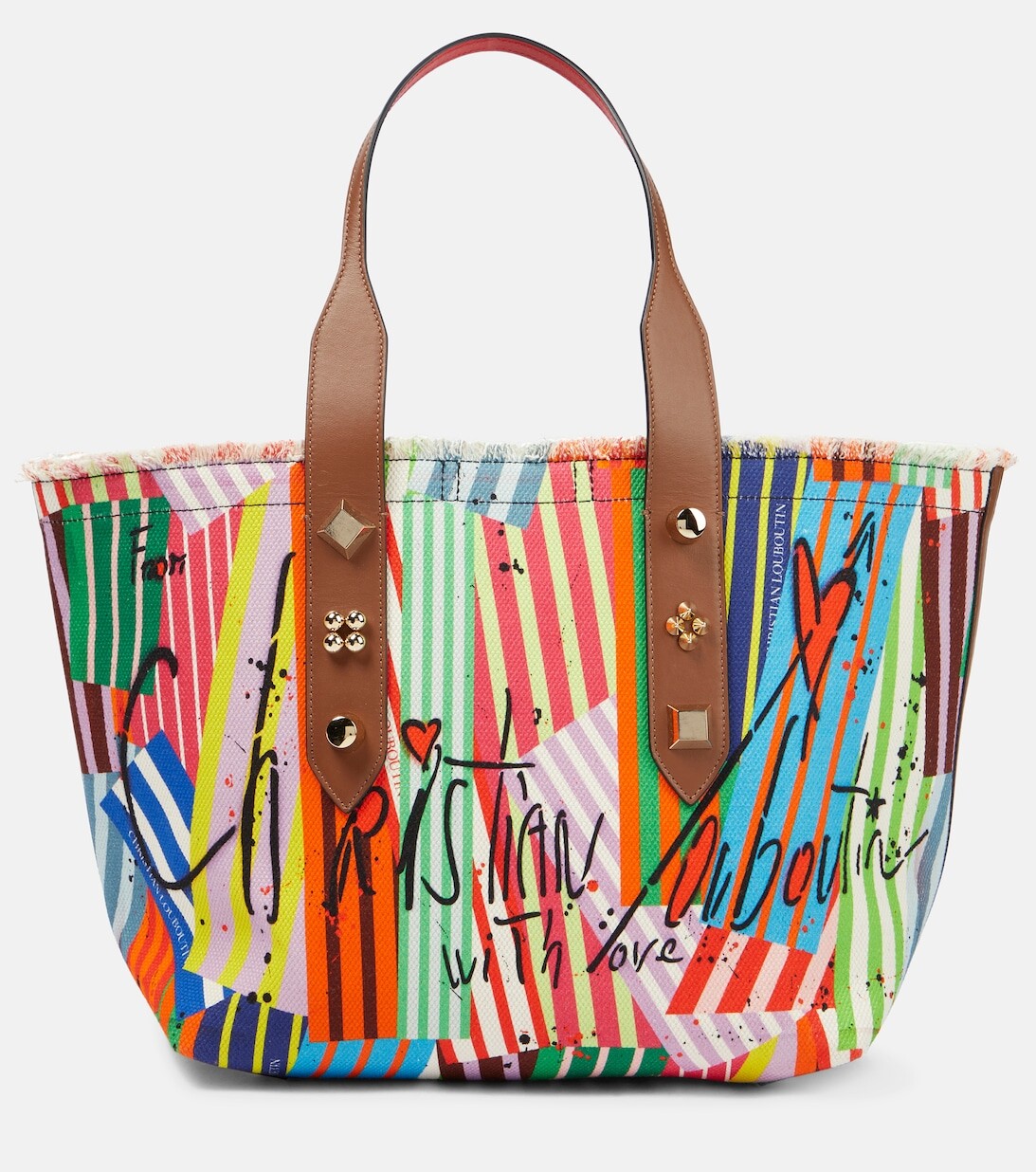 Холщовая сумка-тоут Frangibus Medium с принтом Christian Louboutin, разноцветный
Холщовая сумка-тоут Frangibus Medium с принтом Christian Louboutin, разноцветный