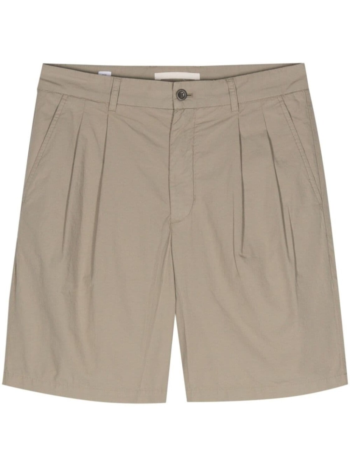 Norse Projects поплиновые шорты-бермуды, зеленый 
Norse Projects поплиновые шорты-бермуды, зеленый