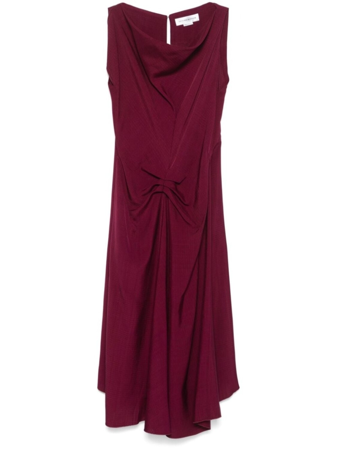 Victoria Beckham платье миди со складками, фиолетовый
Victoria Beckham платье миди со складками, фиолетовый