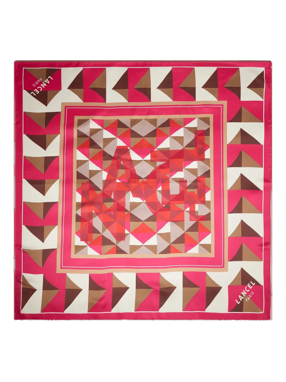 Шелковый шарф «Лабиринт» Lancel, розовый
Шелковый шарф «Лабиринт» Lancel, розовый