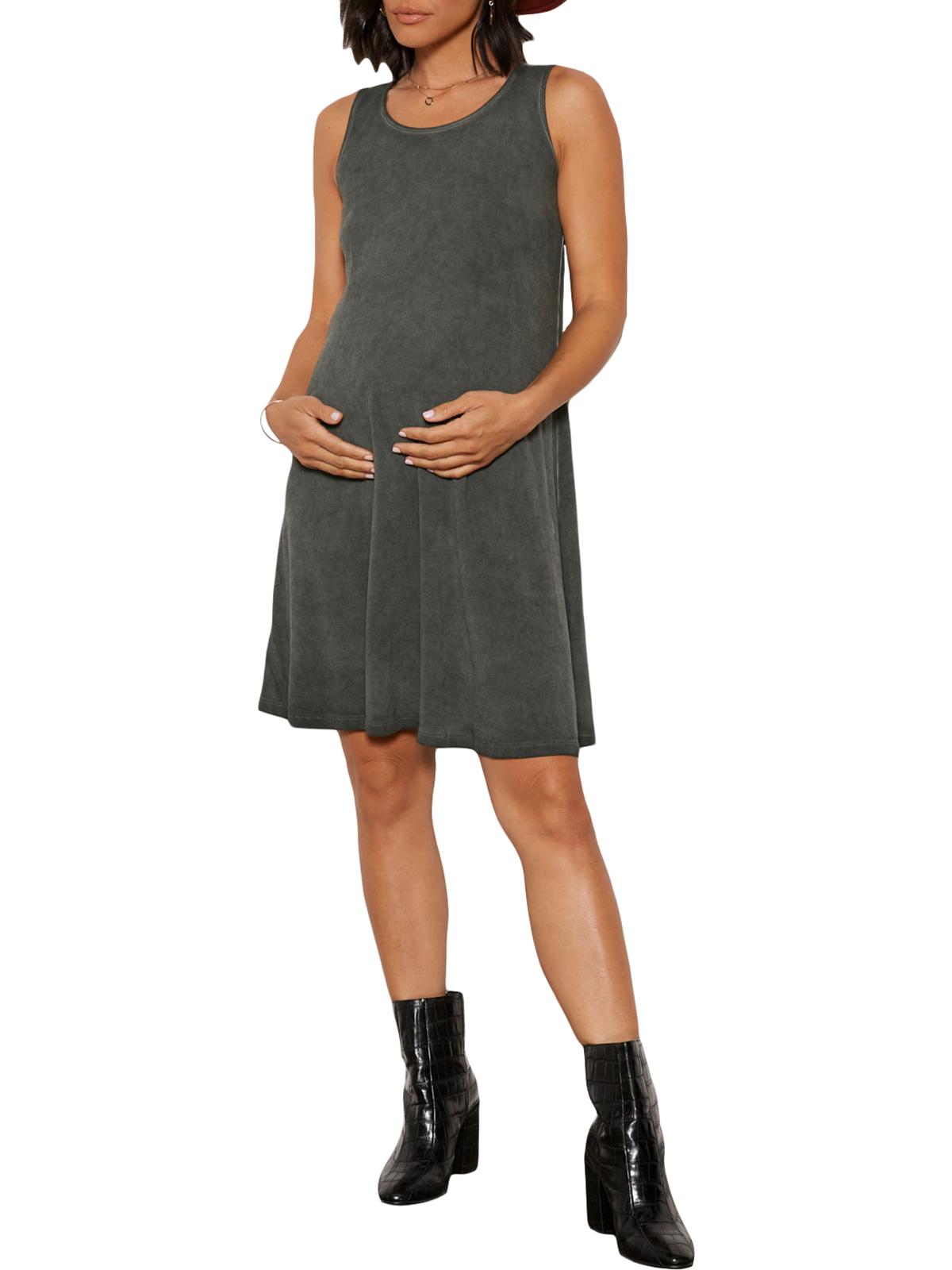 Женское мини-платье без рукавов для беременных Bran TART, оливковый 
Женское мини-платье без рукавов для беременных Bran TART, оливковый