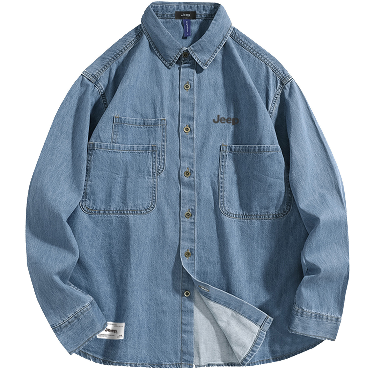 Рубашка унисекс Jeep, светло-голубой
Рубашка унисекс Jeep, светло-голубой