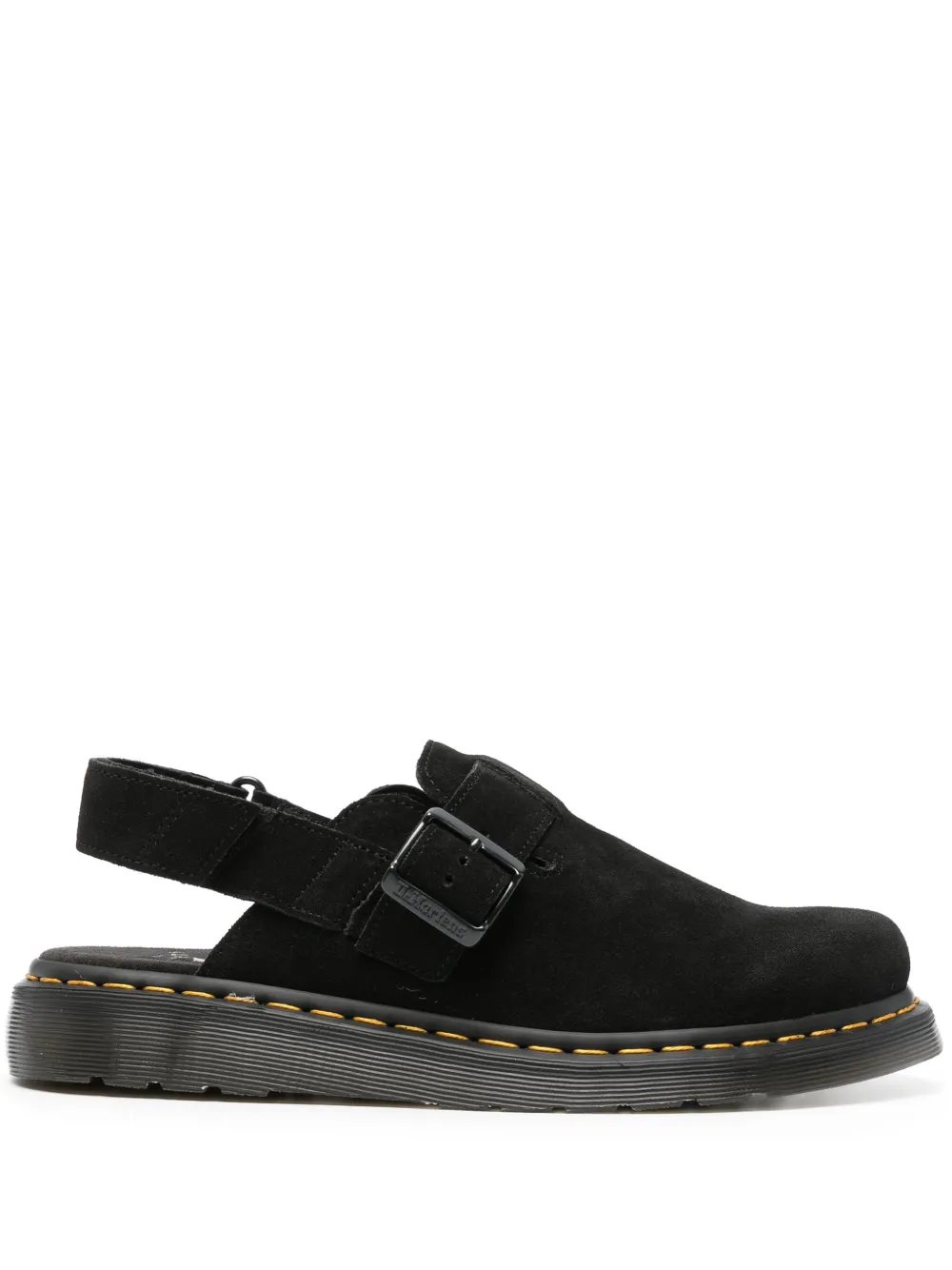 Замшевые мюли Jorge II Slingback "Черные" Dr. Martens, черный 
Замшевые мюли Jorge II Slingback "Черные" Dr. Martens, черный