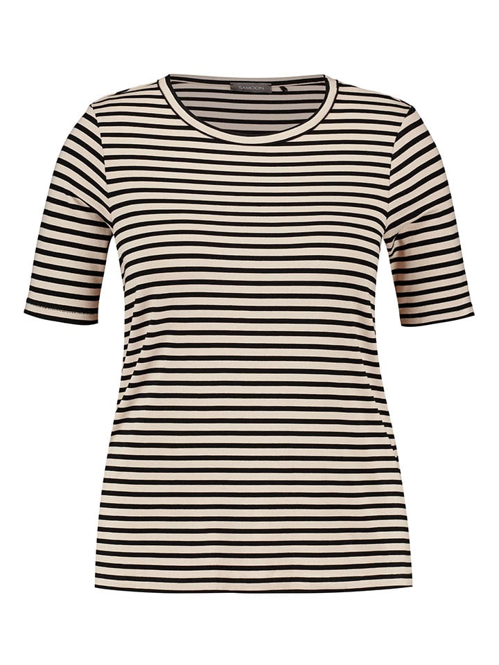 Футболка SAMOON, бежевый/черный
Футболка SAMOON, бежевый/черный