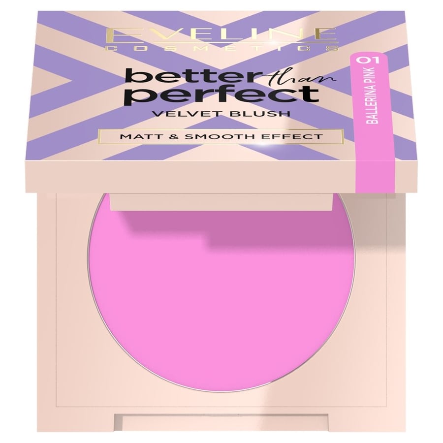 Прессованные румяна Better Than Perfect от Eveline Cosmetics № 01 2,5 г 
Прессованные румяна Better Than Perfect от Eveline Cosmetics № 01 2,5 г