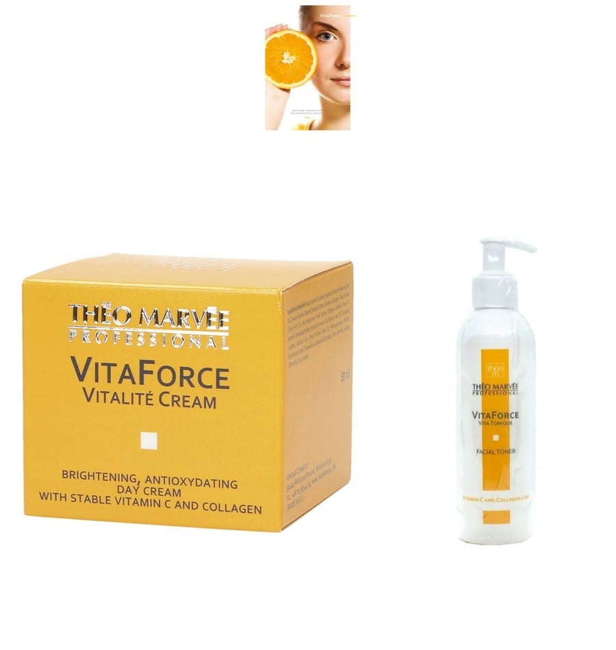 THEO MARVEE VITAFORCE НАБОР из 2 косметических средств: крем Vitalite 50 мл тоник 200 мл
THEO MARVEE VITAFORCE НАБОР из 2 косметических средств: крем Vitalite 50 мл тоник 200 мл