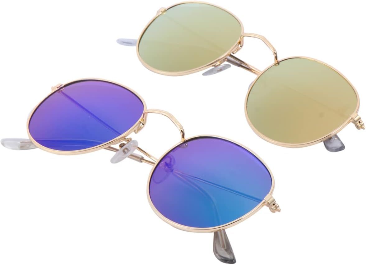 VANZACK 2 шт. Ретро круглые солнцезащитные очки в стиле винтаж, идеально подходят для пляжа и активного отдыха на природе, легкий модный аксессуар, Assorted color Cool Glasses - Suitable for outdoor sports
VANZACK 2 шт. Ретро круглые солнцезащитные очки в стиле винтаж, идеально подходят для пляжа и активного отдыха на природе, легкий модный аксессуар, Assorted color Cool Glasses - Suitable for outdoor sports