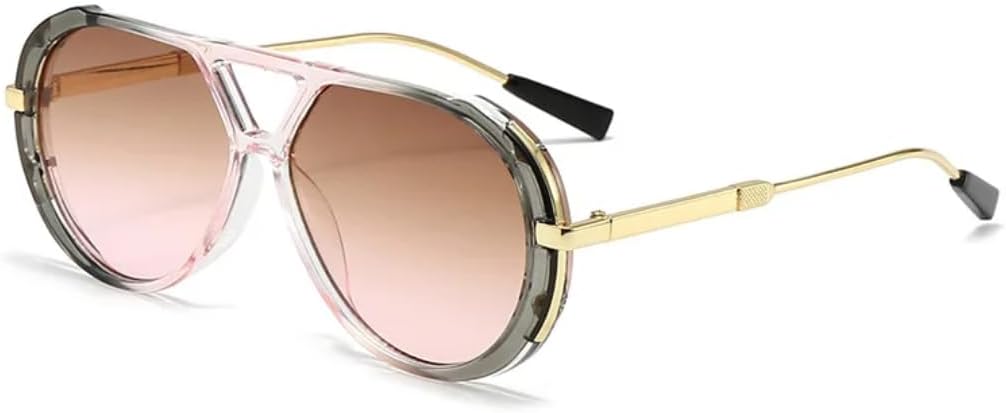 Солнцезащитные очки для мужчин и женщин - защита UV400 - крупная оправа, металлические петли, градиентная расцветка, для занятий спортом на открытом воздухе и вождения DSVIGF, Tyj216-3
Солнцезащитные очки для мужчин и женщин - защита UV400 - крупная оправа, металлические петли, градиентная расцветка, для занятий спортом на открытом воздухе и вождения DSVIGF, Tyj216-3