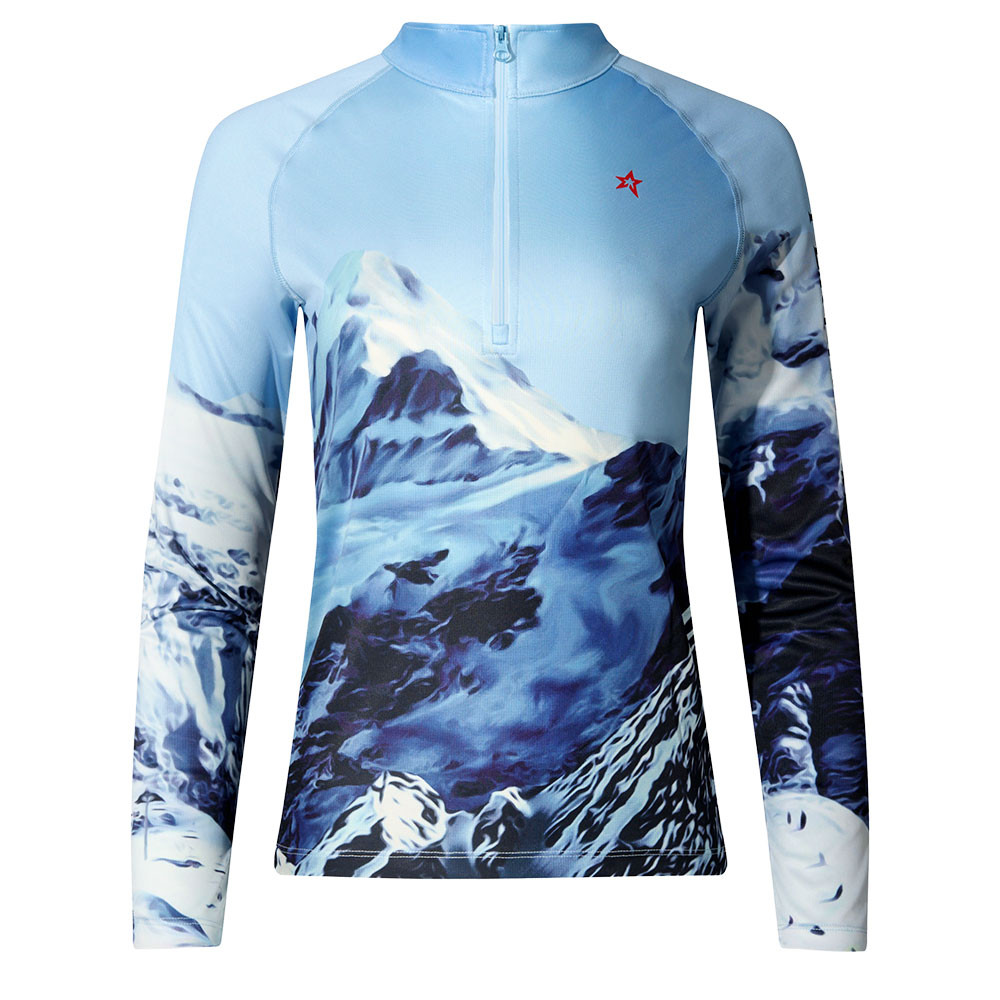 Термофутболка Perfect Moment с застежкой-молнией на четверть длины (женская), Ski Lift Blue
Термофутболка Perfect Moment с застежкой-молнией на четверть длины (женская), Ski Lift Blue