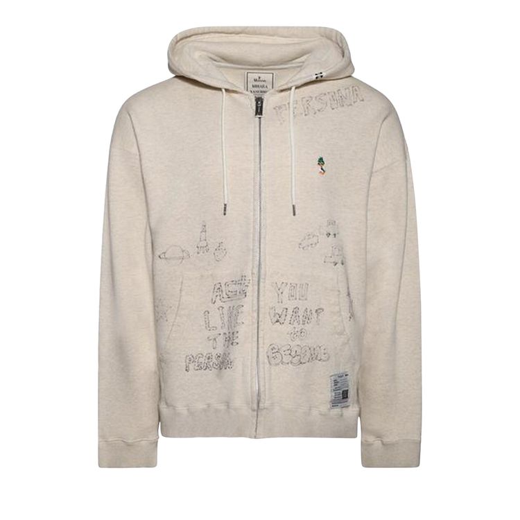 Худи Maison Mihara Yasuhiro Distressed Graffiti Print Zip-Up Hoodie 'White', белый
Худи Maison Mihara Yasuhiro Distressed Graffiti Print Zip-Up Hoodie 'White', белый