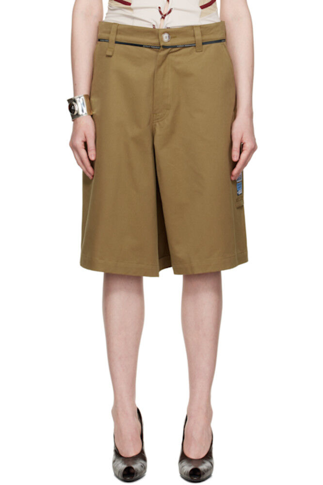 Шорты для скейтбординга цвета хаки Twisted Martine Rose
Шорты для скейтбординга цвета хаки Twisted Martine Rose