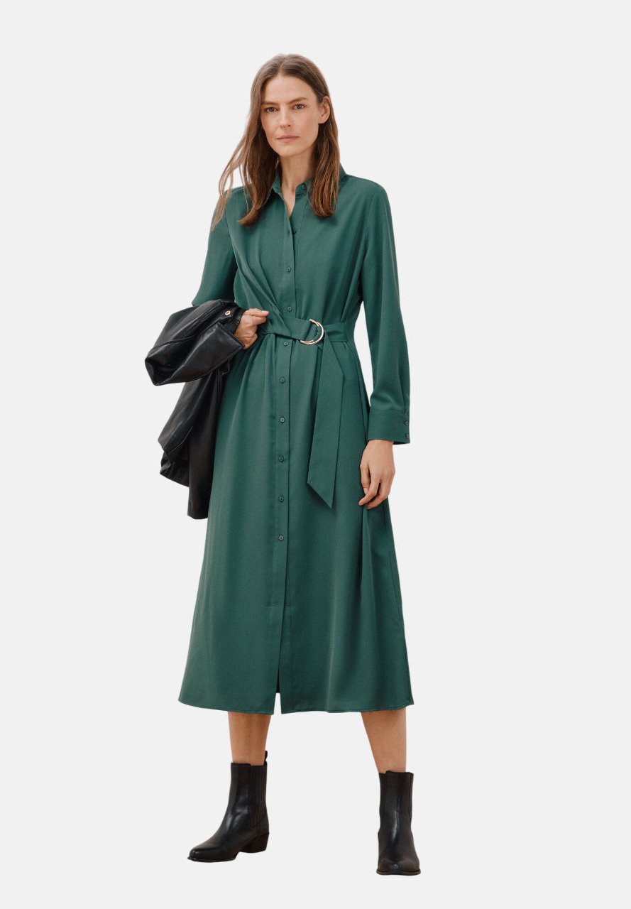 Платье-рубашка Cortefiel, цвет Evergreen
Платье-рубашка Cortefiel, цвет Evergreen