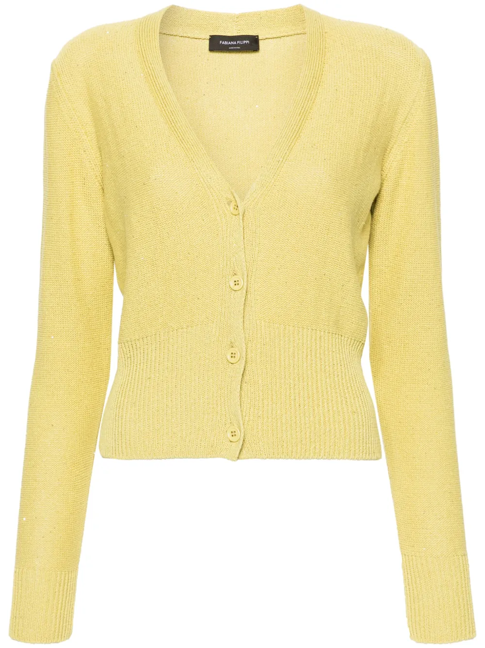 Кардиган с пайетками Fabiana Filippi, зеленый
Кардиган с пайетками Fabiana Filippi, зеленый