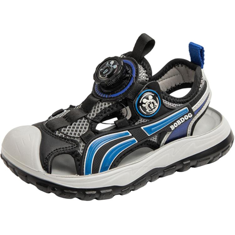 Сандалии детские с противоскользящей амортизацией и износостойкостью BOBDOG, черный/синий
Сандалии детские с противоскользящей амортизацией и износостойкостью BOBDOG, черный/синий
