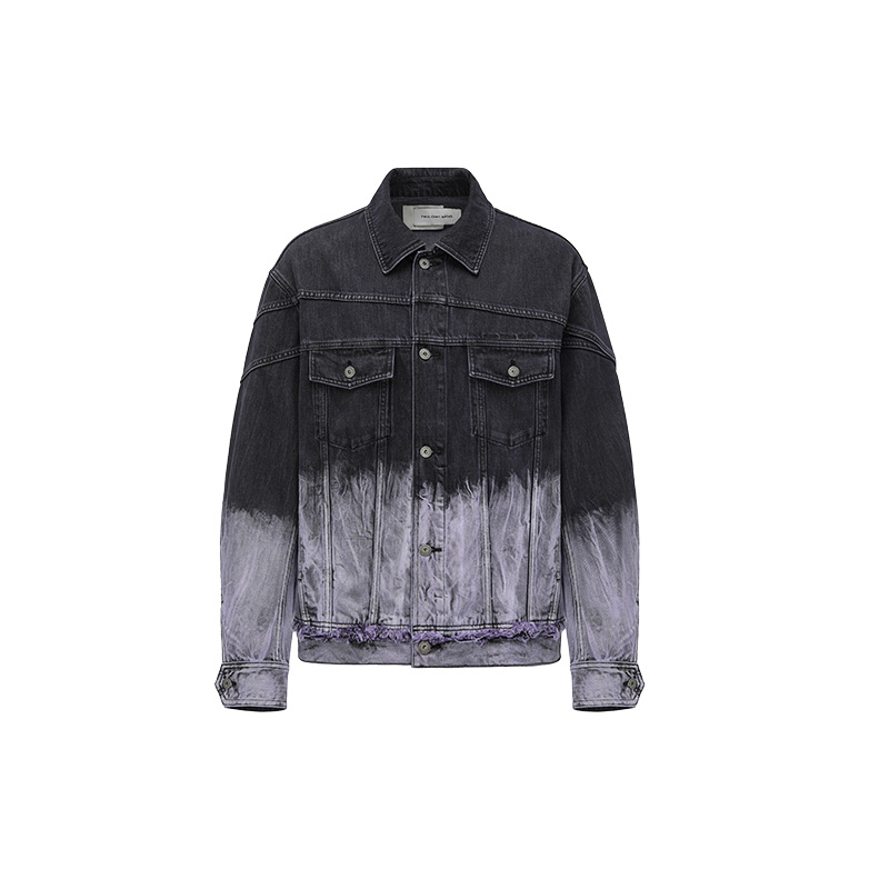 Джинсовая куртка с эффектом омбре Feng Chen Wang, фиолетовый
Джинсовая куртка с эффектом омбре Feng Chen Wang, фиолетовый