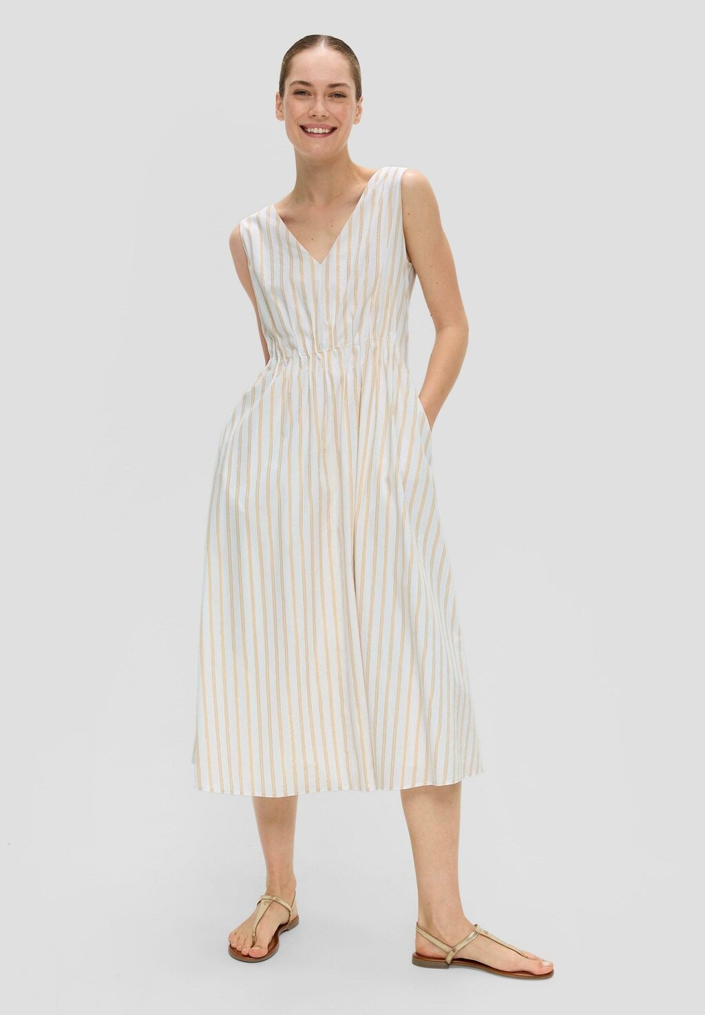 Повседневное платье POPELINE s.Oliver BLACK LABEL, бежевый
Повседневное платье POPELINE s.Oliver BLACK LABEL, бежевый