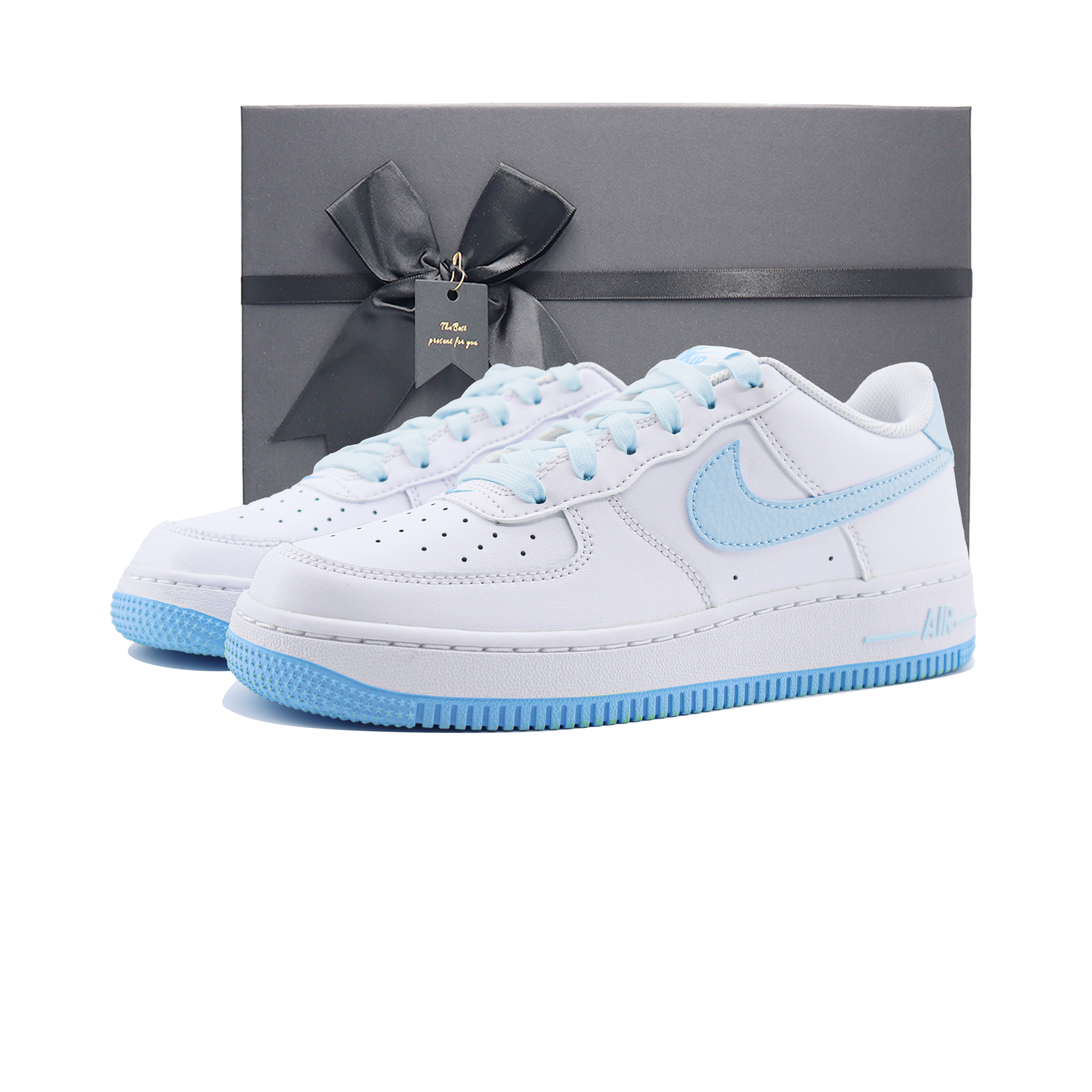 Кроссовки Air Force 1 с противоскользящей подошвой и низким верхом для скейтбординга для детей и подростков Nike, белый/синий
Кроссовки Air Force 1 с противоскользящей подошвой и низким верхом для скейтбординга для детей и подростков Nike, белый/синий