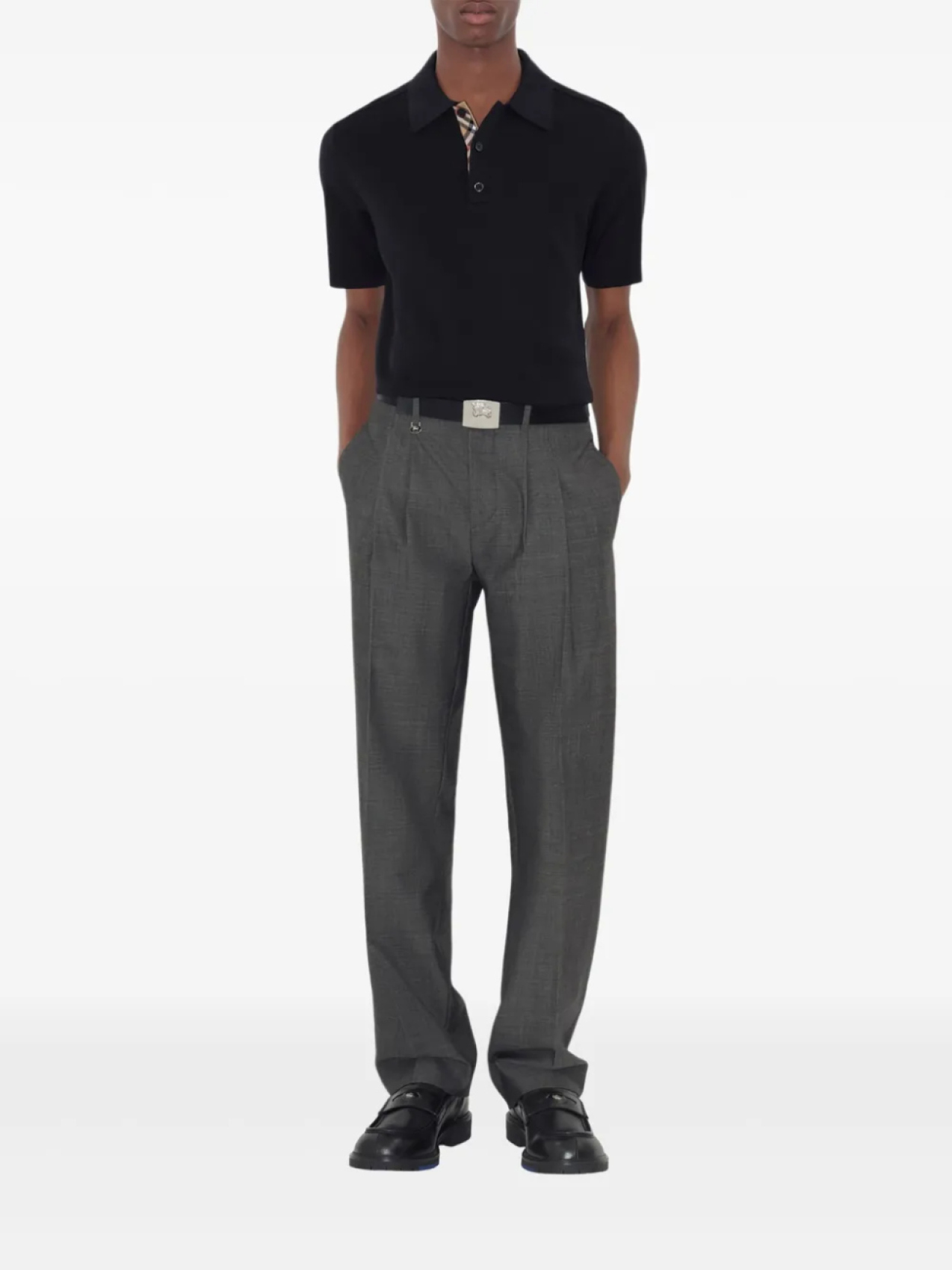 Burberry шерстяная рубашка поло, синий
Burberry шерстяная рубашка поло, синий