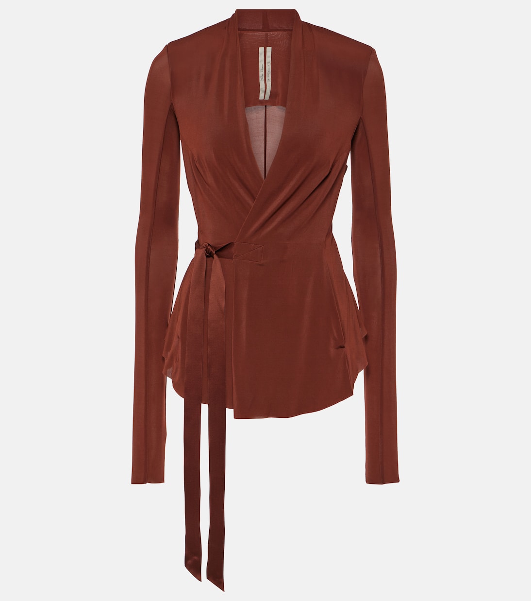 Куртка-халат Hollywood из смеси купро Rick Owens, Henna
Куртка-халат Hollywood из смеси купро Rick Owens, Henna