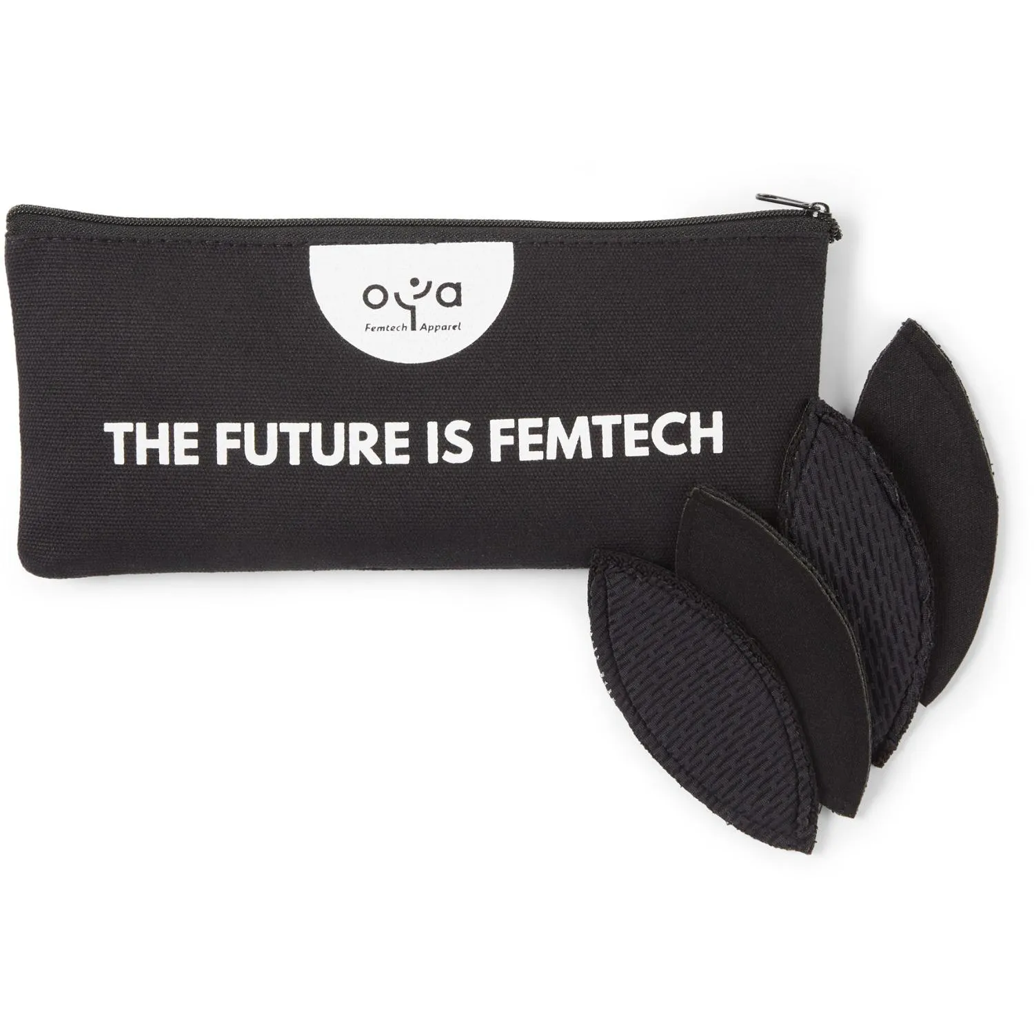 Сменные стельки женские упаковка 4 шт Oya Femtech Apparel, Black 
Сменные стельки женские упаковка 4 шт Oya Femtech Apparel, Black