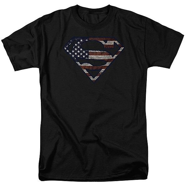 Футболка взрослая Superman war-torn flag с коротким рукавом Licensed Character
Футболка взрослая Superman war-torn flag с коротким рукавом Licensed Character