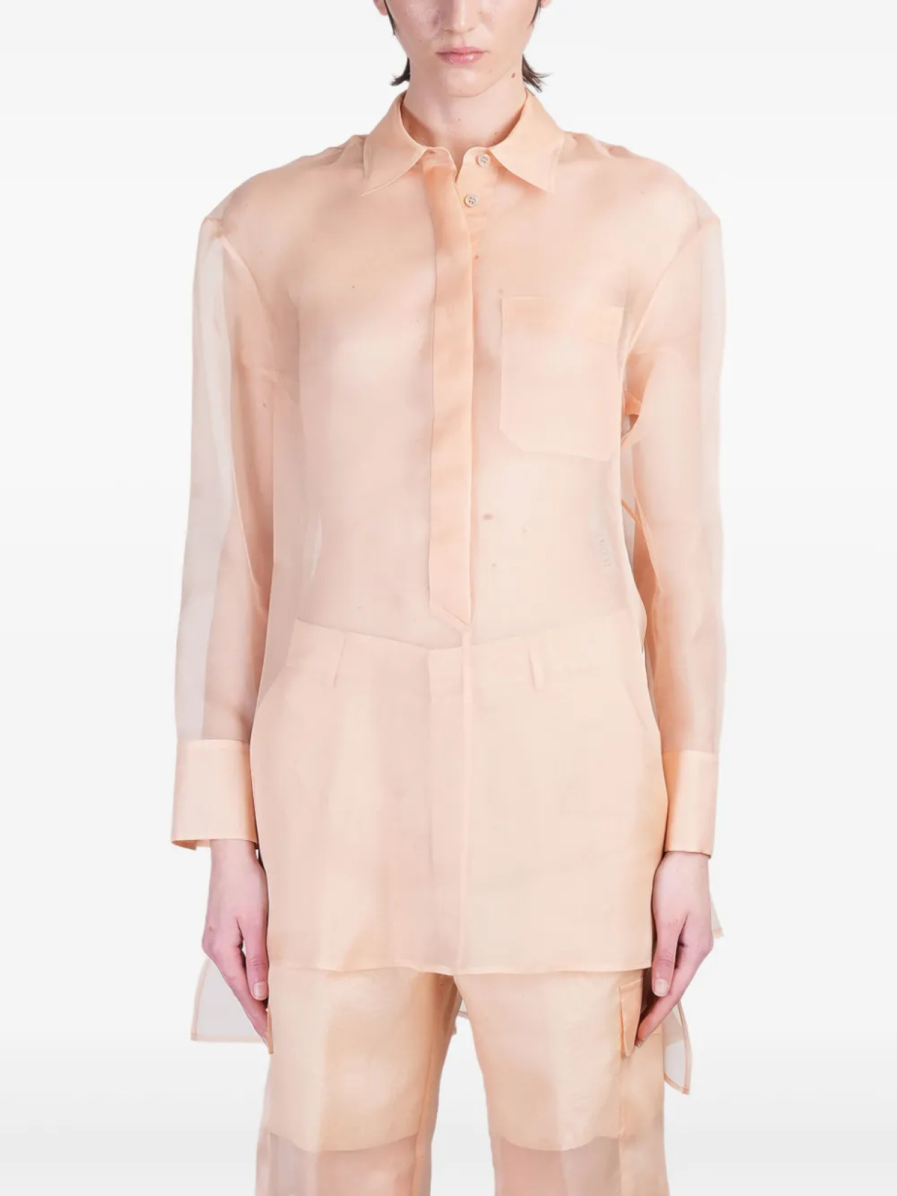 Шелковая рубашка Del Core, розовый
Шелковая рубашка Del Core, розовый