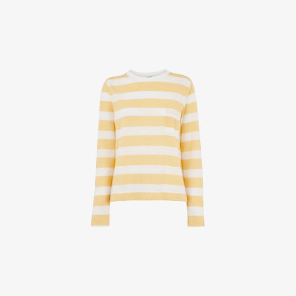 Блузка Whistles в полоску, желтый
Блузка Whistles в полоску, желтый