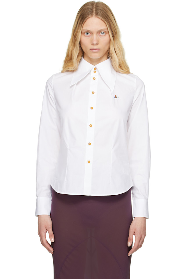 Футболка с изображением скрипки W Vivienne Westwood, белый
Футболка с изображением скрипки W Vivienne Westwood, белый