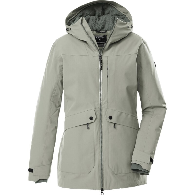 Mantel kow 16 wmn prk Killtec, цвет helles salbei
Mantel kow 16 wmn prk Killtec, цвет helles salbei