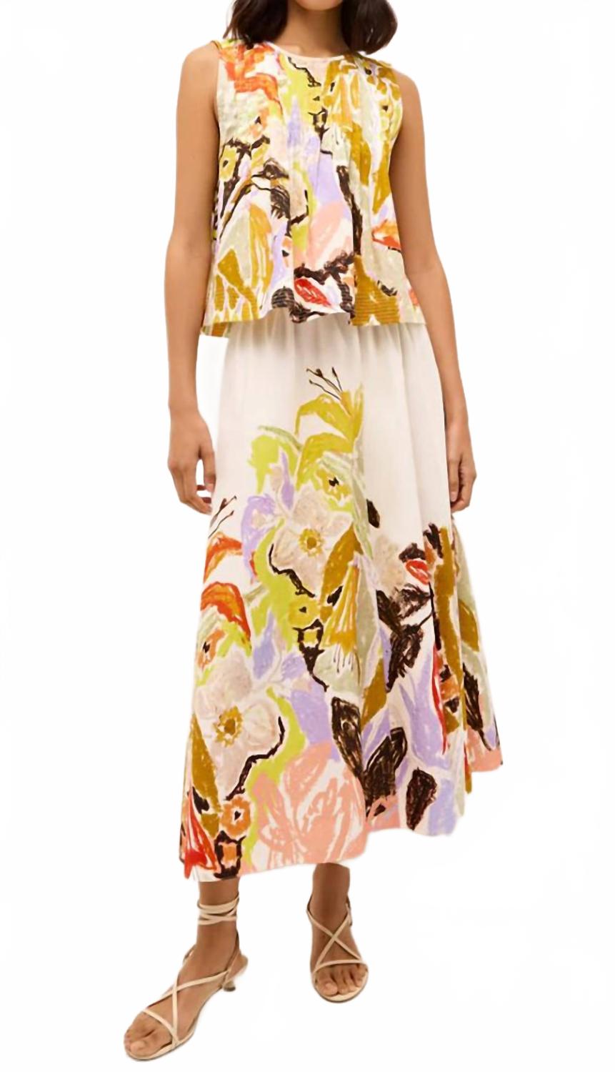 Летта топ с цветочным принтом Marie Oliver, Bouquet
Летта топ с цветочным принтом Marie Oliver, Bouquet