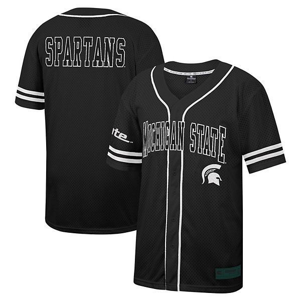 Мужская черная бейсбольная майка michigan state spartans free spirited mesh Colosseum
Мужская черная бейсбольная майка michigan state spartans free spirited mesh Colosseum