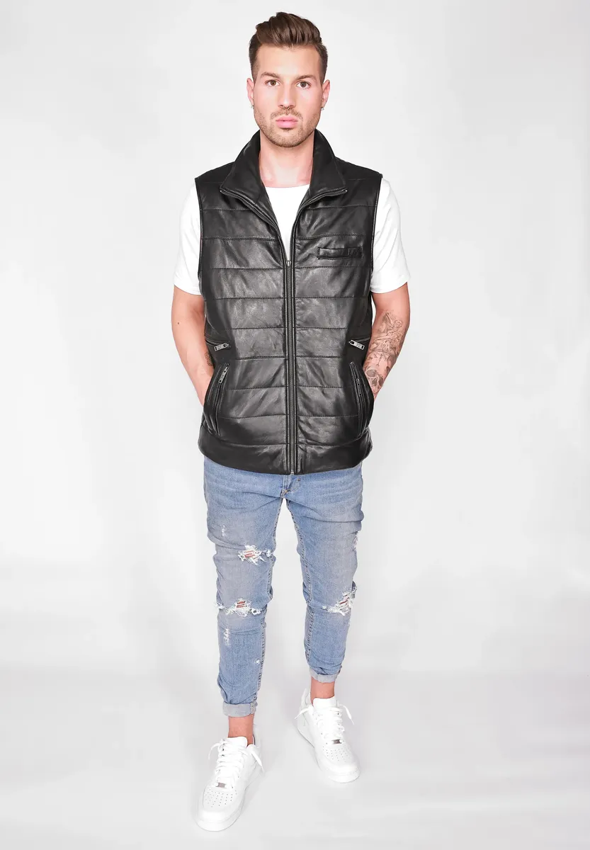 Кожаный жилет JCC "3102179", черный
Кожаный жилет JCC "3102179", черный