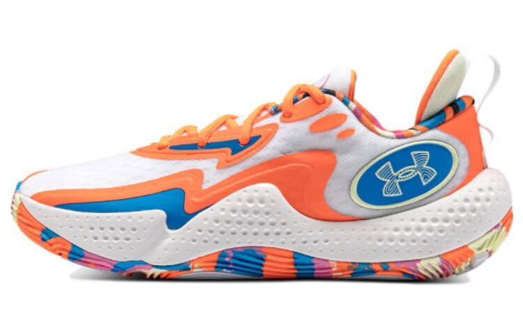 Баскетбольные кроссовки Spawn 5 унисекс с низким верхом, белые/оранжевые Under Armour
Баскетбольные кроссовки Spawn 5 унисекс с низким верхом, белые/оранжевые Under Armour