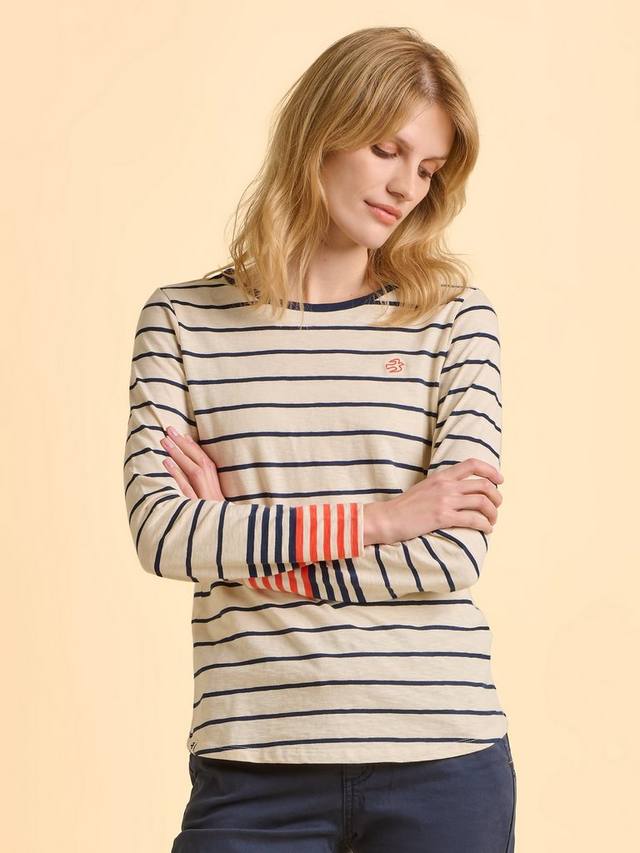 Футболка Knoll с длинным рукавом и круглым вырезом из хлопкового джерси Brakeburn
Футболка Knoll с длинным рукавом и круглым вырезом из хлопкового джерси Brakeburn