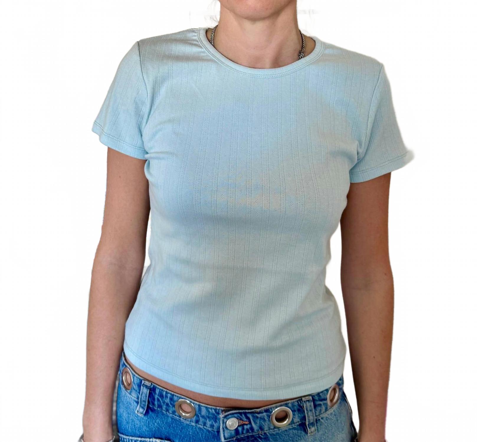 Детский топ Penelope Pointelle в небесно-голубом цвете Azalea
Детский топ Penelope Pointelle в небесно-голубом цвете Azalea