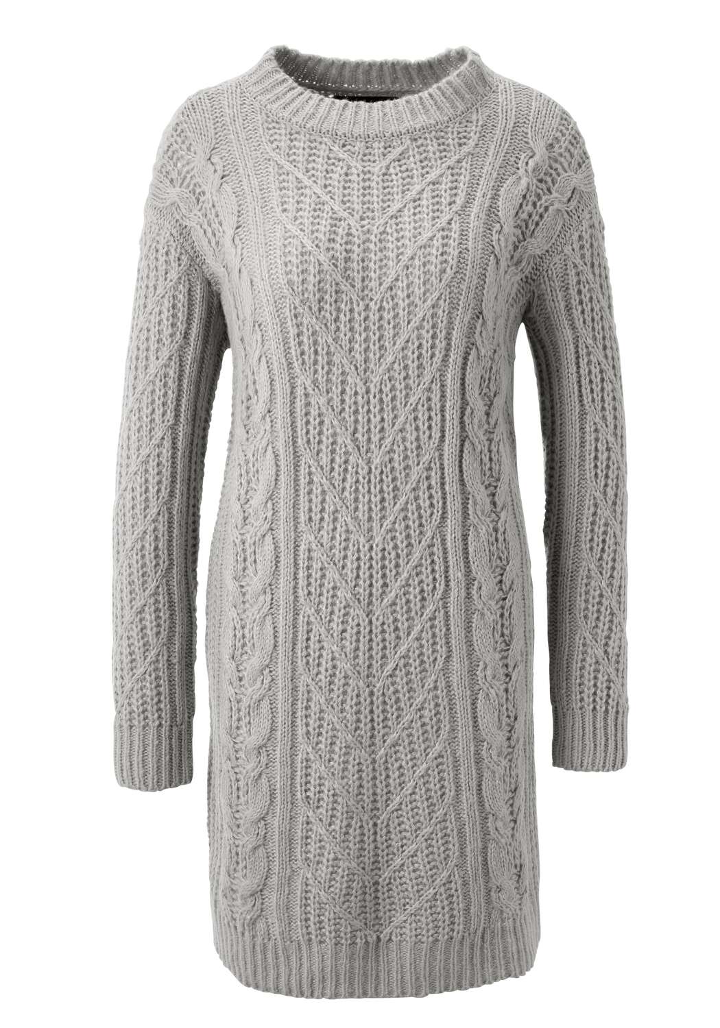 Aniston CASUAL Вязаное платье в сером цвете
Aniston CASUAL Вязаное платье в сером цвете