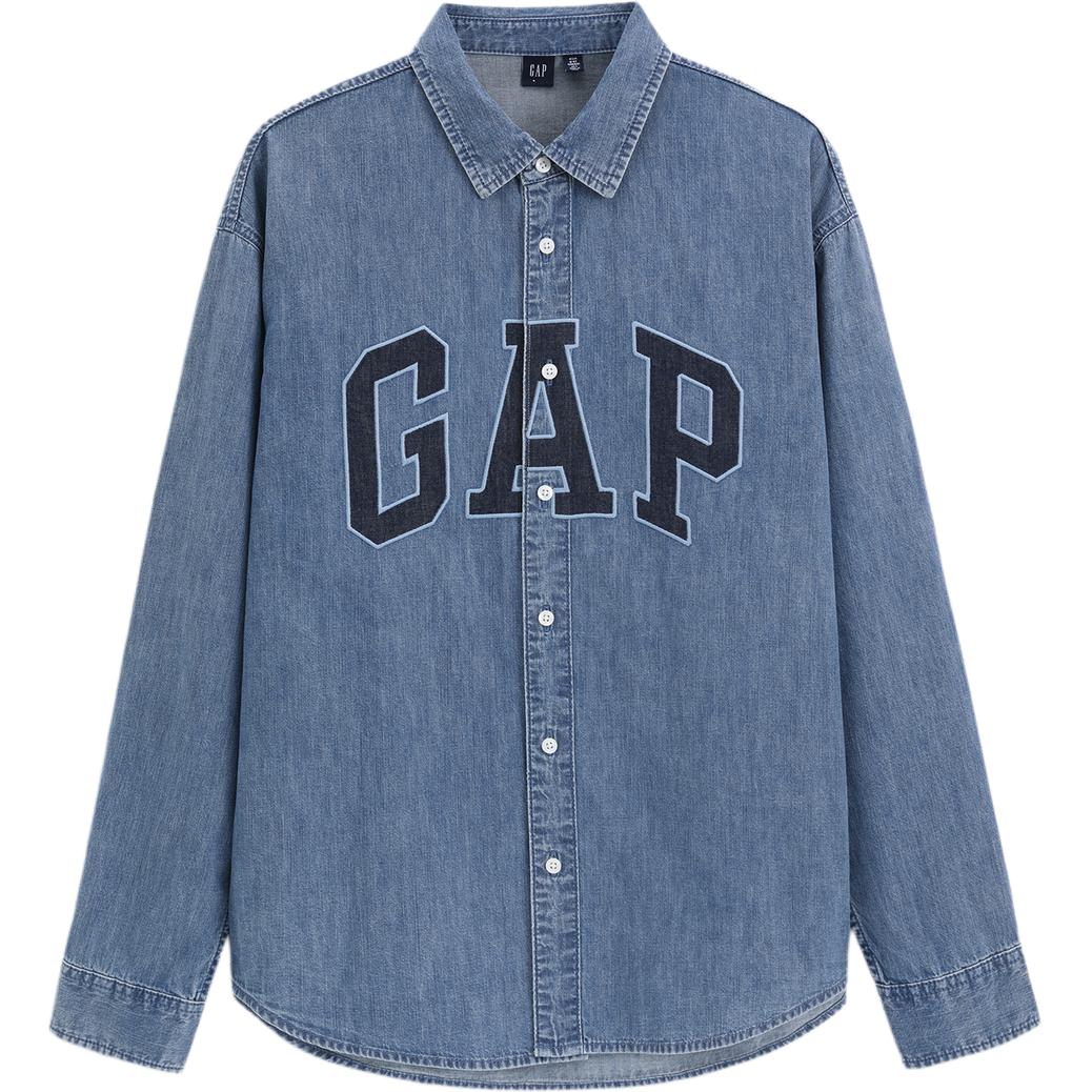 GAP Рубашка Unisex Medium Washed Lapel Moderate Denim
GAP Рубашка Unisex Medium Washed Lapel Moderate Denim