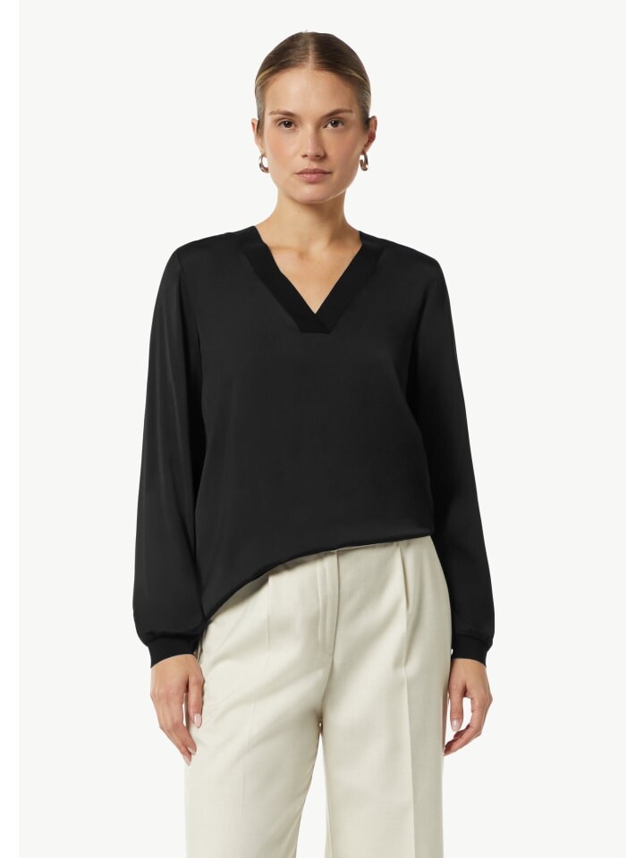 Блуза comma Bluse langarm, черный 
Блуза comma Bluse langarm, черный
